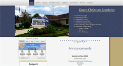 Desktop Screenshot of gracechristianacademy-bc.org